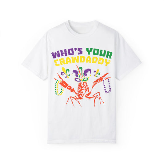 Mardi Gras Unisex T-Shirt - 'Who's Your Crawdaddy?' Design