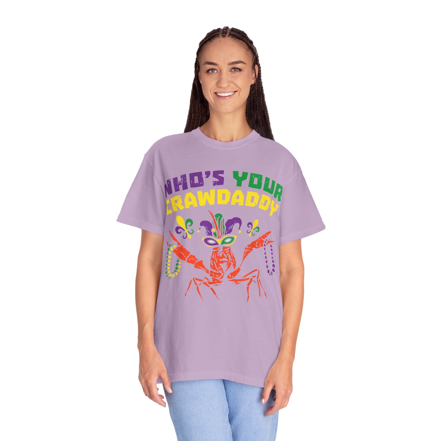 Mardi Gras Unisex T-Shirt - 'Who's Your Crawdaddy?' Design
