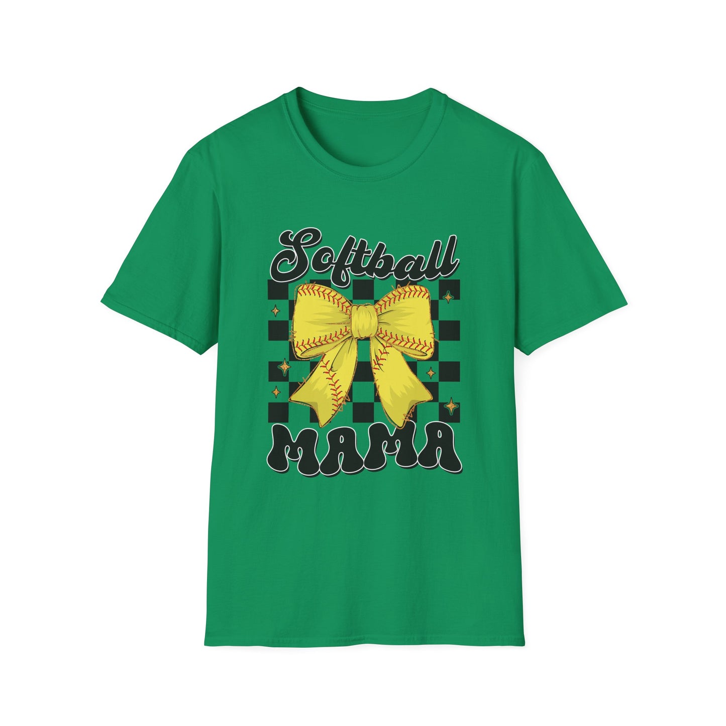 Softball Mama T-Shirt - Sporty Gift for Softball Moms