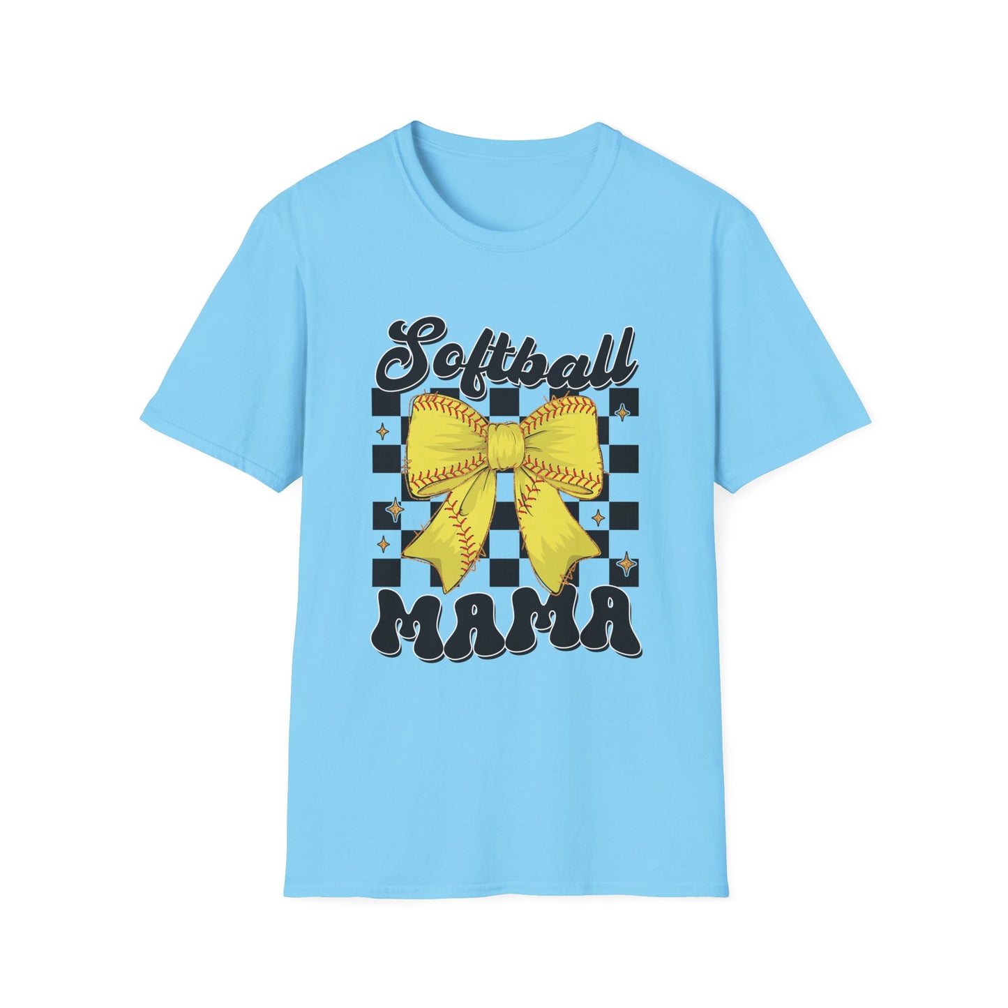 Softball Mama T-Shirt - Sporty Gift for Softball Moms