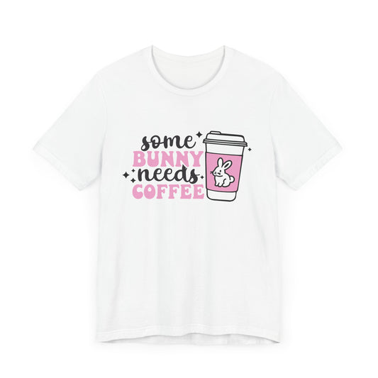 Funny Bunny Coffee Unisex Tee - Perfect Spring Gift