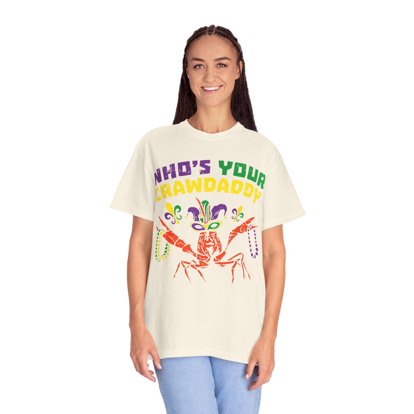 Mardi Gras Unisex T-Shirt - 'Who's Your Crawdaddy?' Design