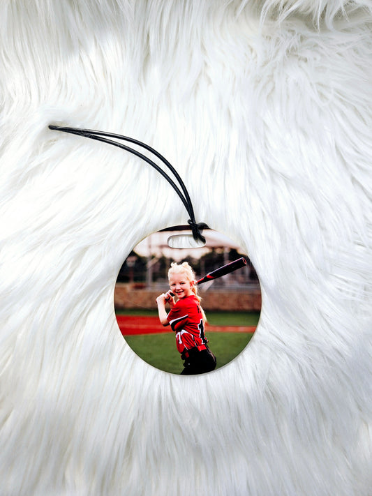 Softball Sport Bag Tag