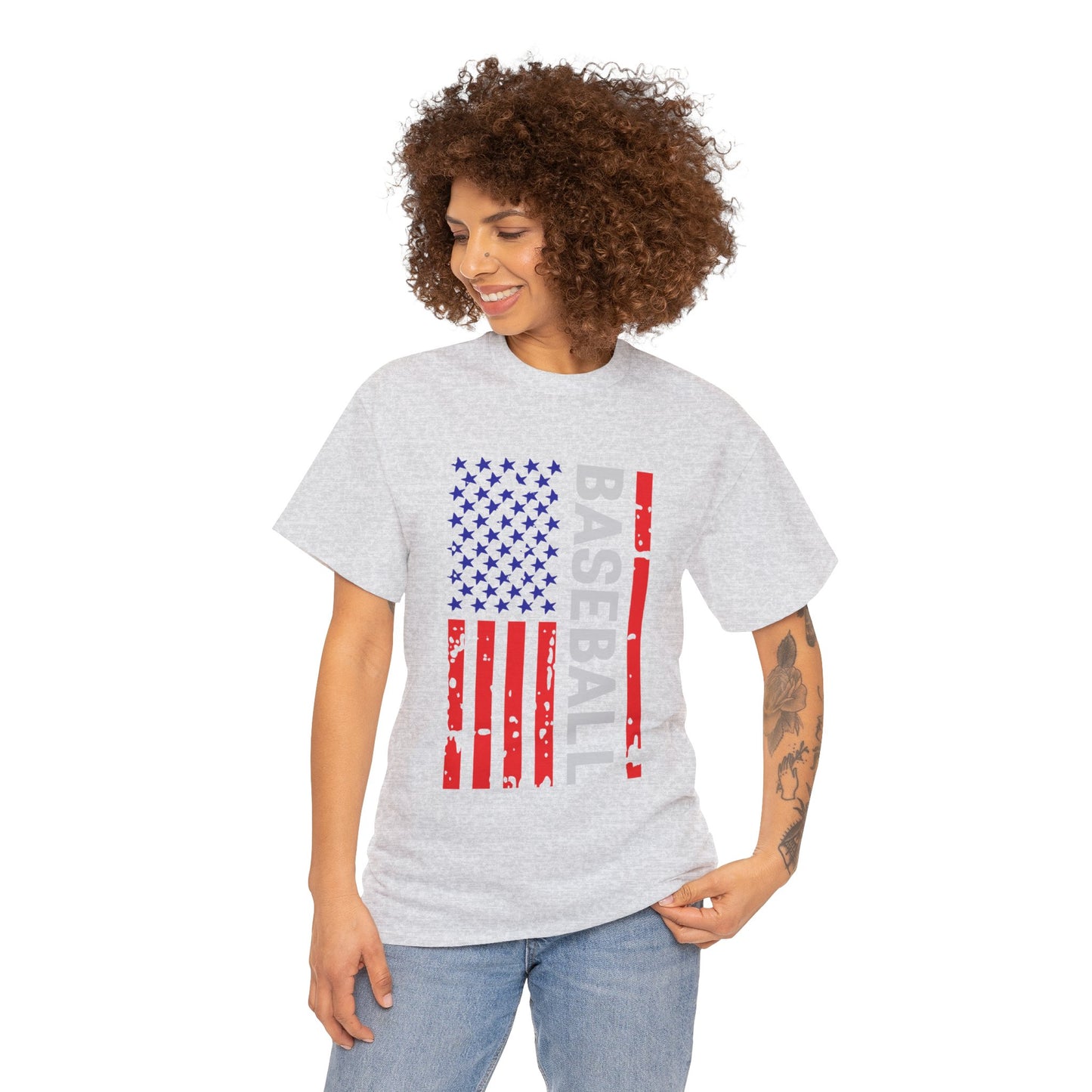 Baseball/Flag T-Shirt