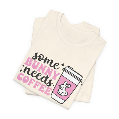 Funny Bunny Coffee Unisex Tee - Perfect Spring Gift