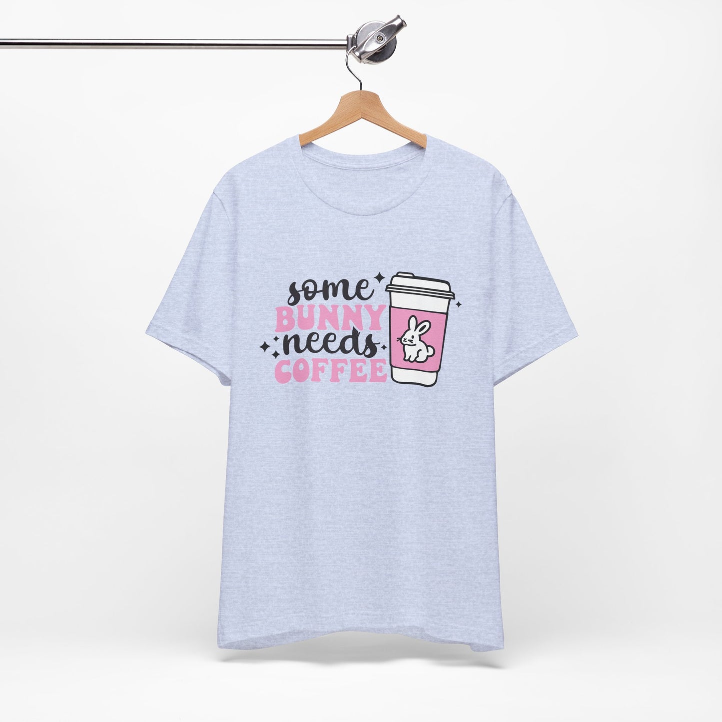 Funny Bunny Coffee Unisex Tee - Perfect Spring Gift