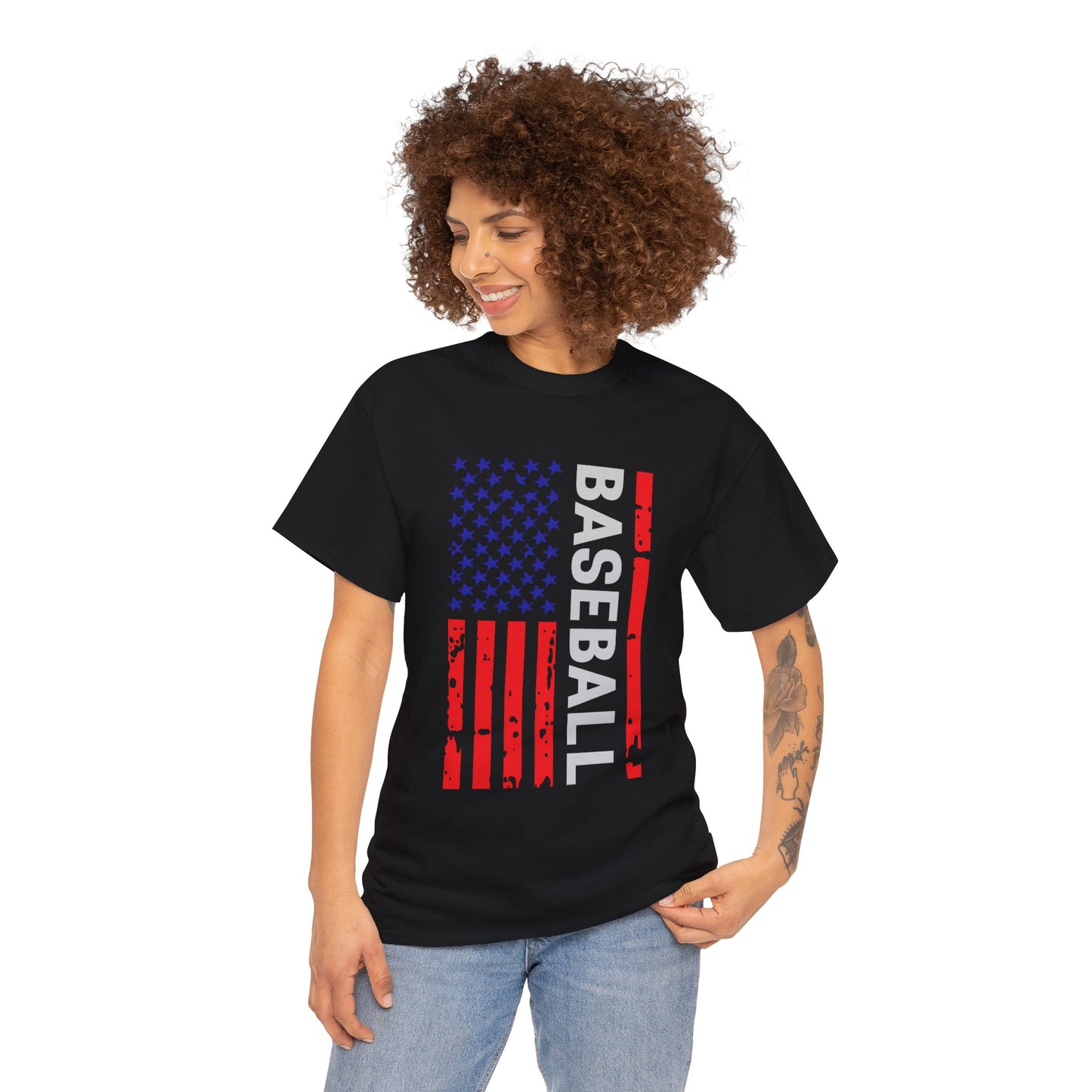 Baseball/Flag T-Shirt