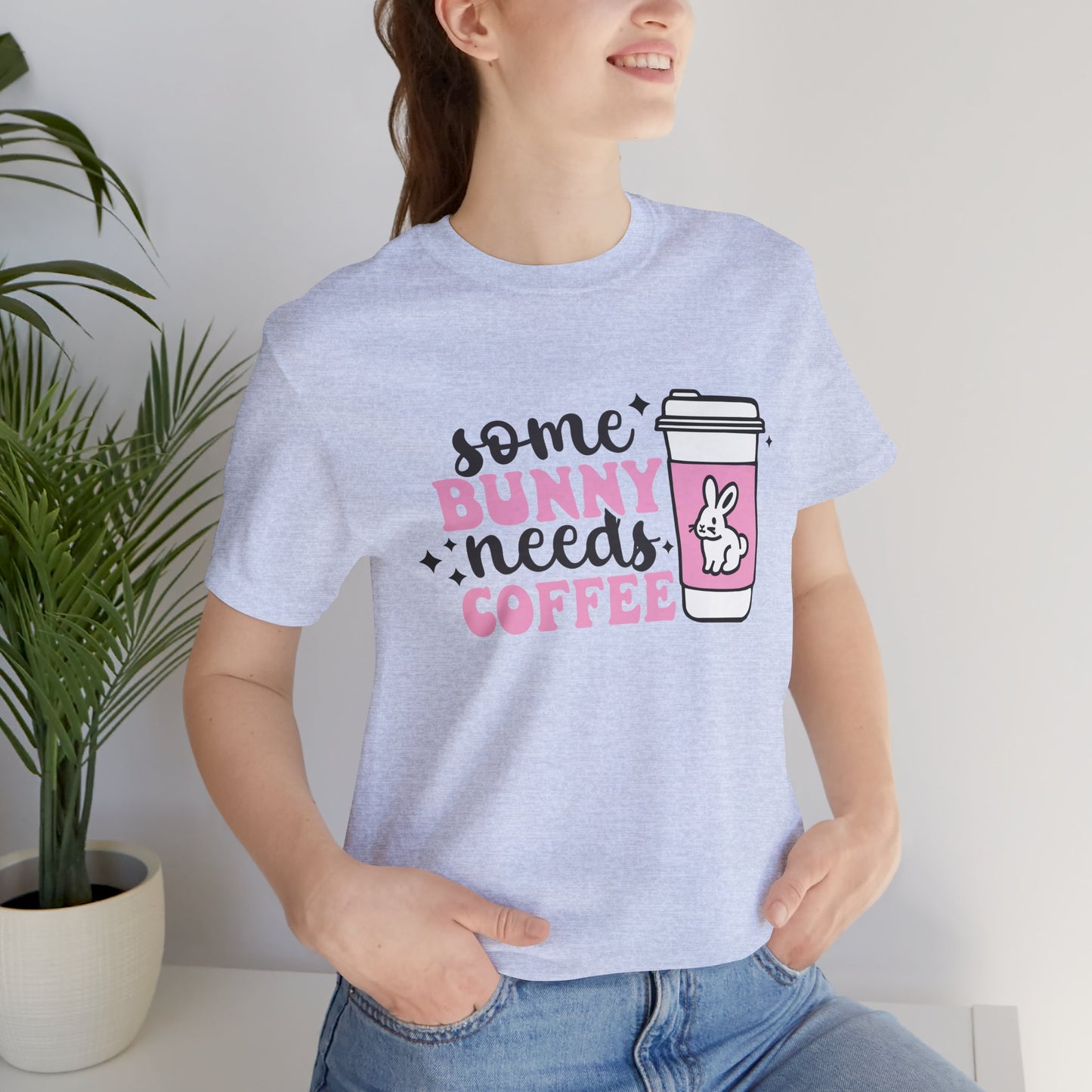 Funny Bunny Coffee Unisex Tee - Perfect Spring Gift