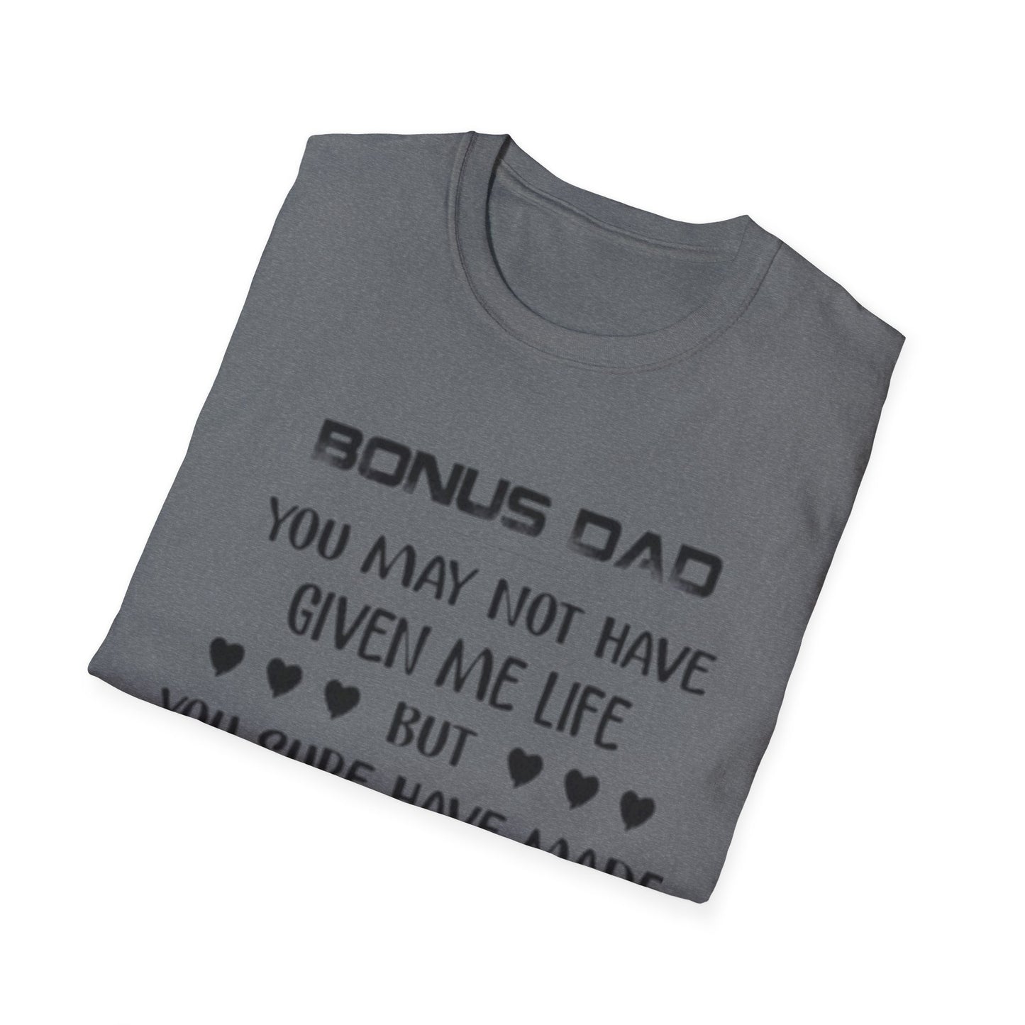 Bonus Dad Appreciation T-Shirt - Heartfelt Gift for Father's Day