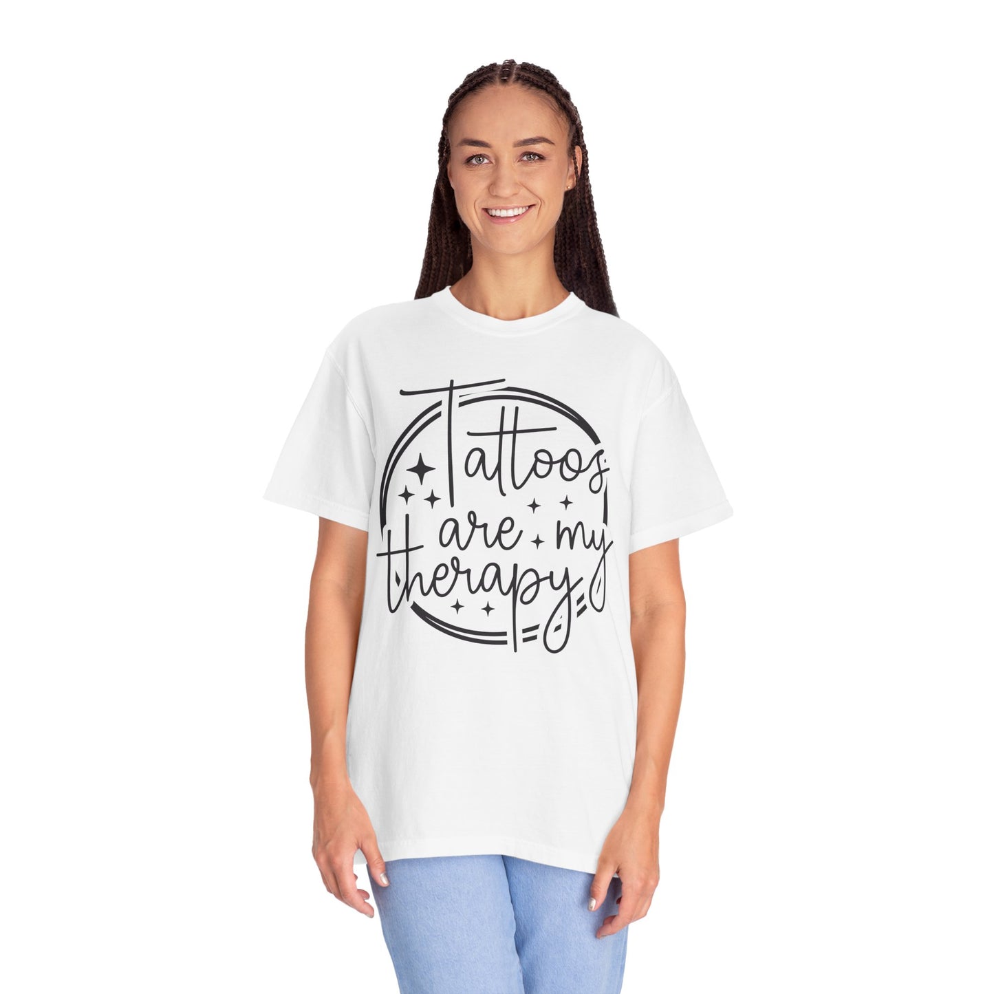 Tattoo Therapy T-Shirt | Garment-Dyed Comfort for Tattoo Lovers