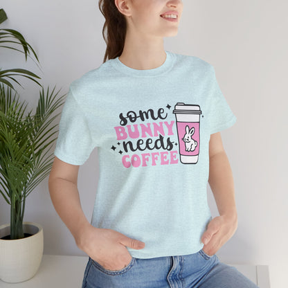 Funny Bunny Coffee Unisex Tee - Perfect Spring Gift