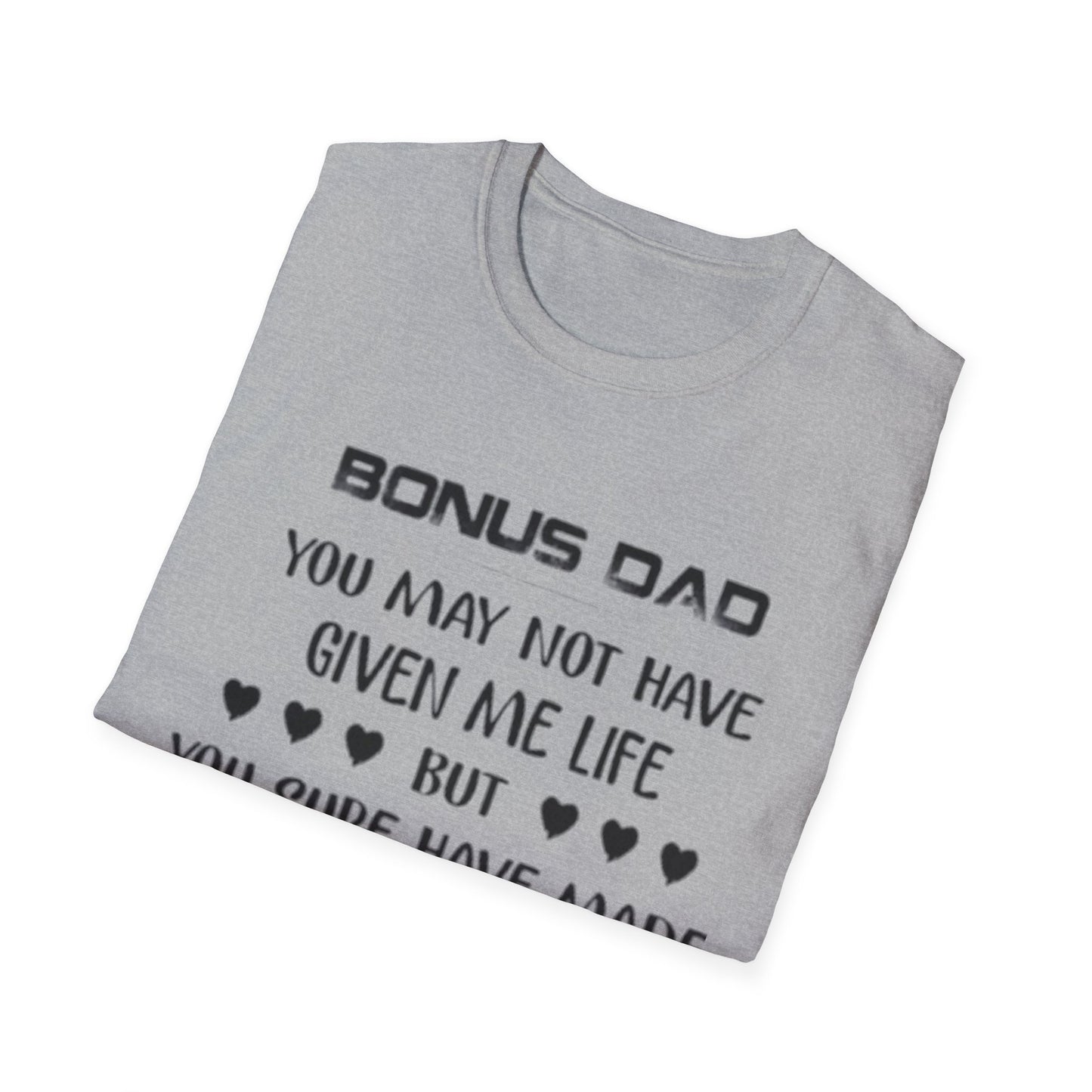 Bonus Dad Appreciation T-Shirt - Heartfelt Gift for Father's Day