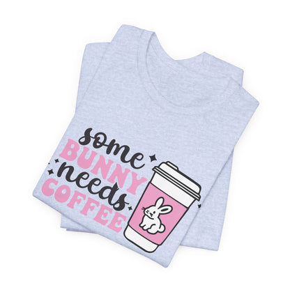 Funny Bunny Coffee Unisex Tee - Perfect Spring Gift