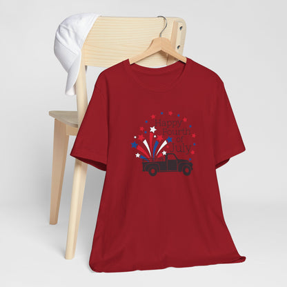 Happy Fourth of July Unisex Jersey Tee