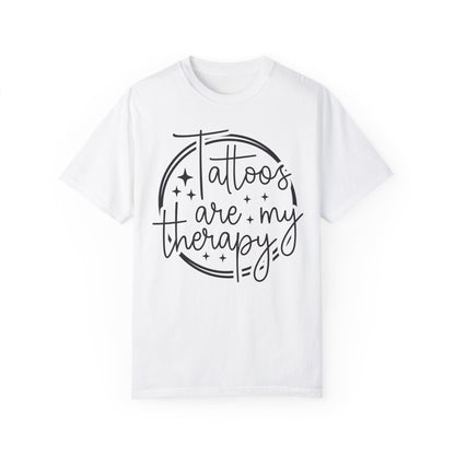 Tattoo Therapy T-Shirt | Garment-Dyed Comfort for Tattoo Lovers