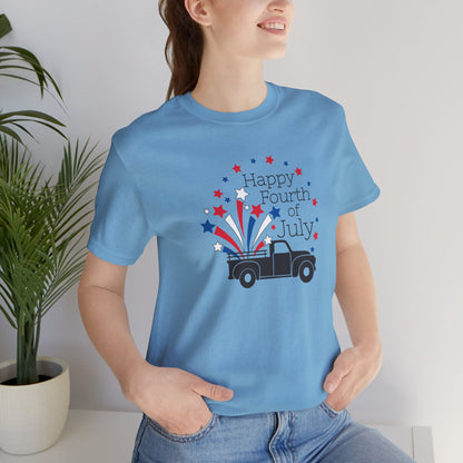 Happy Fourth of July Unisex Jersey Tee