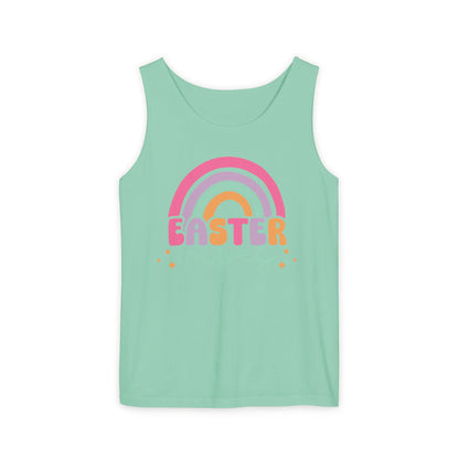 Easter Vibes Unisex Garment-Dyed Tank Top