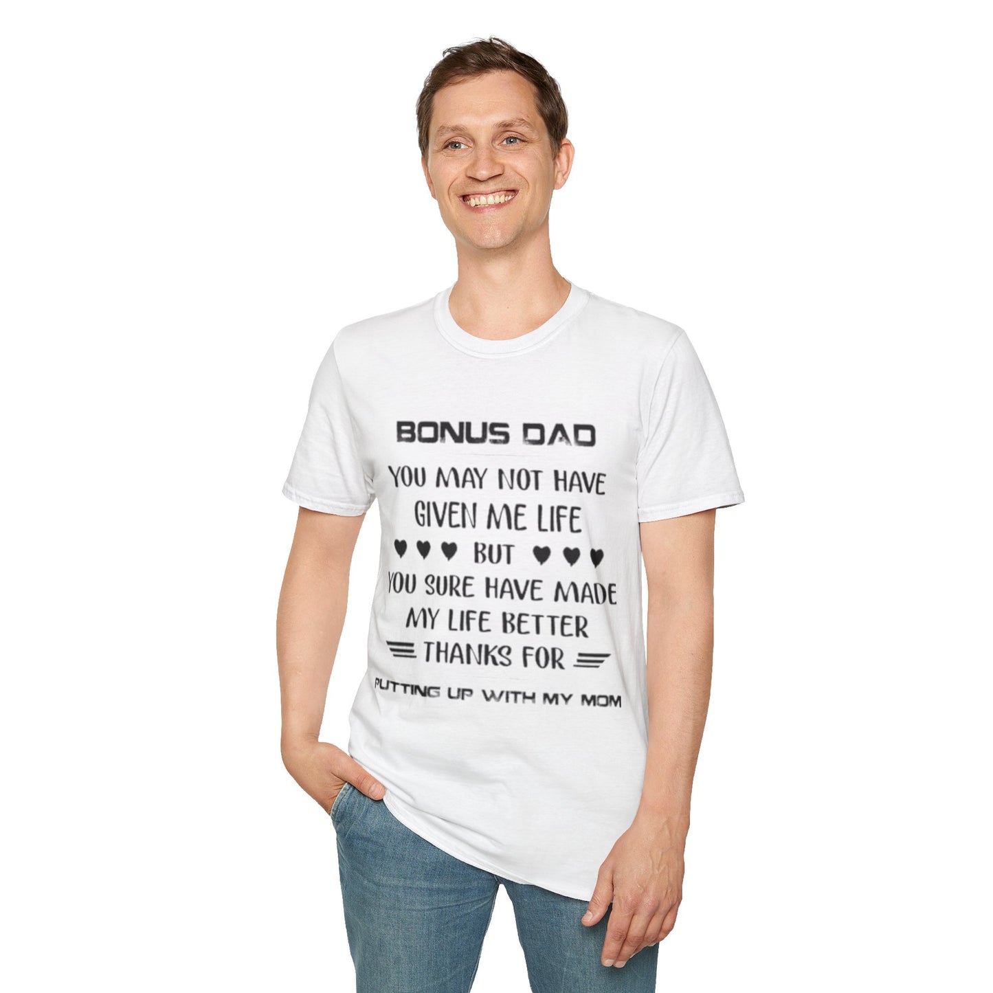 Bonus Dad Appreciation T-Shirt - Heartfelt Gift for Father's Day