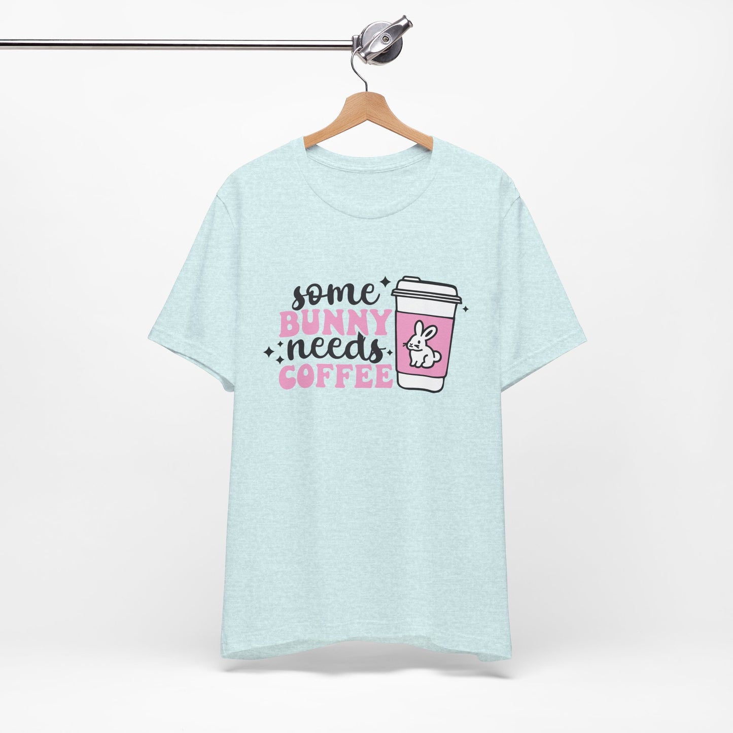 Funny Bunny Coffee Unisex Tee - Perfect Spring Gift