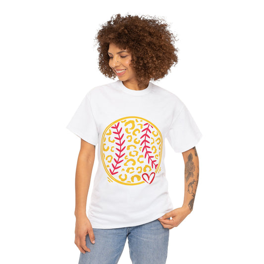 Leopard Softball T-Shirt