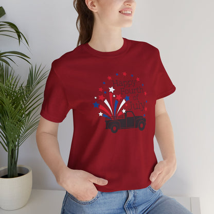 Happy Fourth of July Unisex Jersey Tee