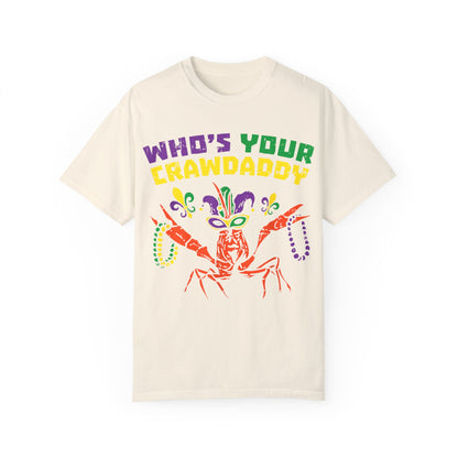 Mardi Gras Unisex T-Shirt - 'Who's Your Crawdaddy?' Design