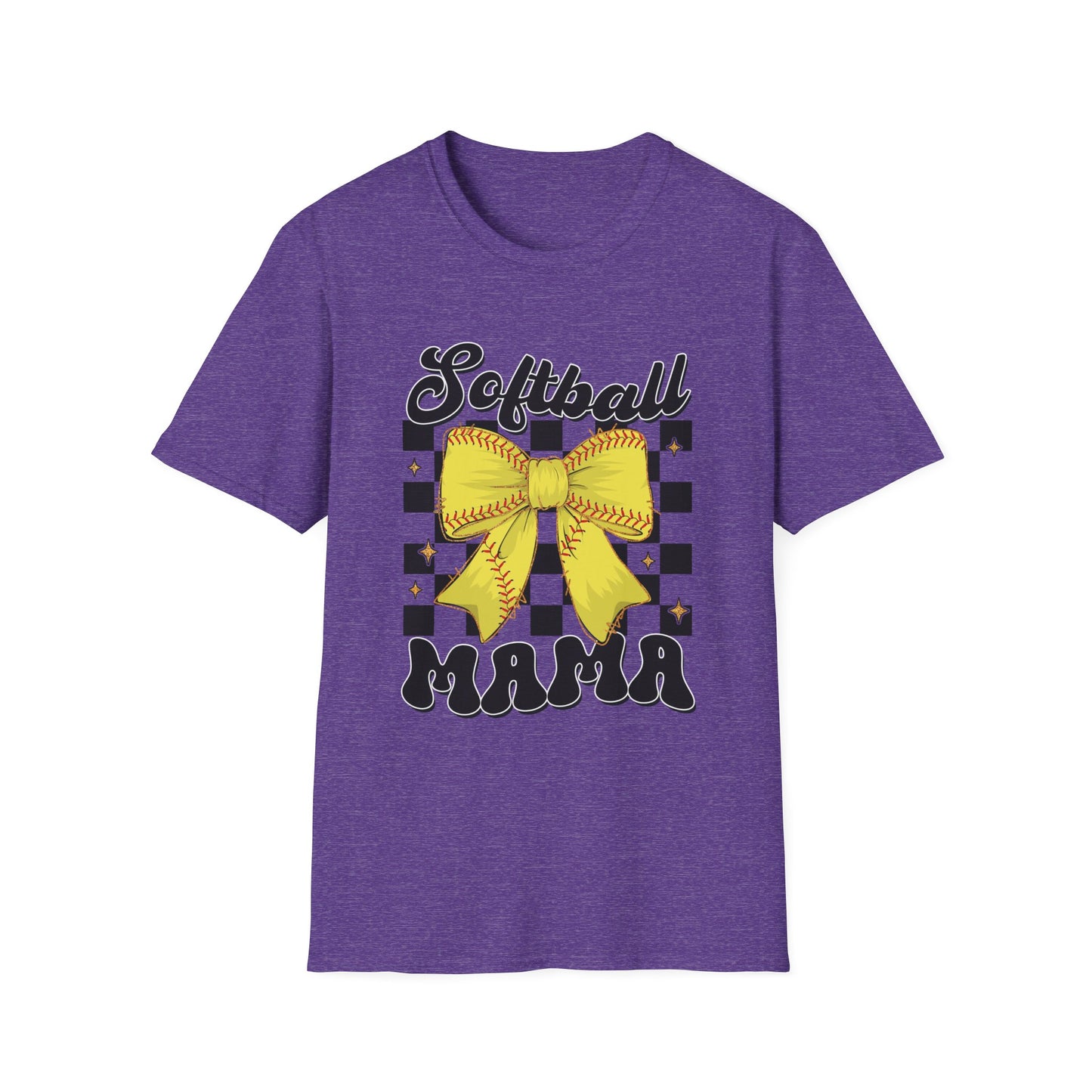 Softball Mama T-Shirt - Sporty Gift for Softball Moms