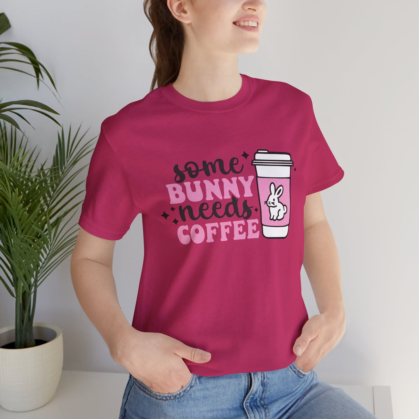 Funny Bunny Coffee Unisex Tee - Perfect Spring Gift