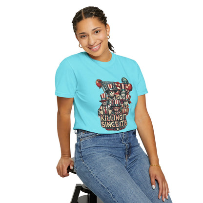 "Killing It"- Halloween, Patriotic Graphic Tee for Celebrating Independence Day, Unisex Casual Shirt, Vintage Style T-shirt, 4th of July Outfit, Gift for [...]