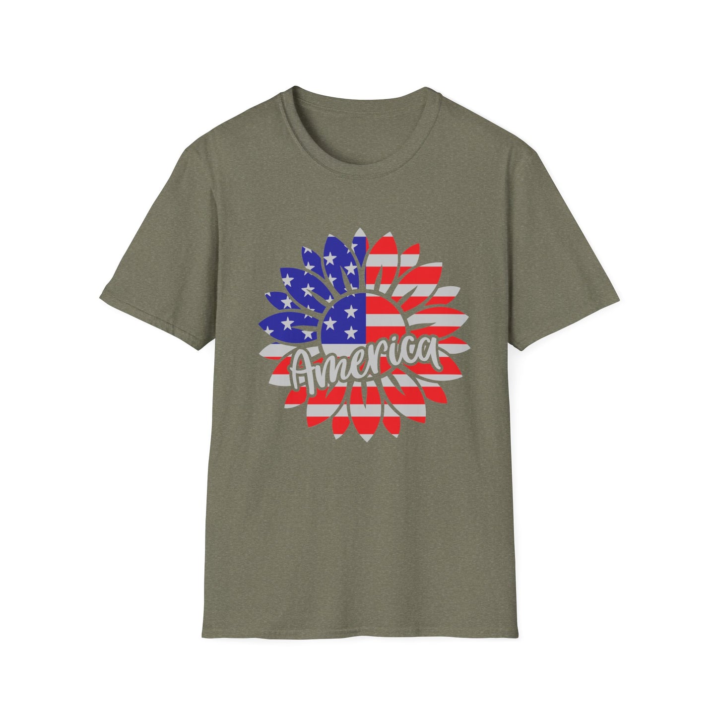 America Sunflower T-Shirt