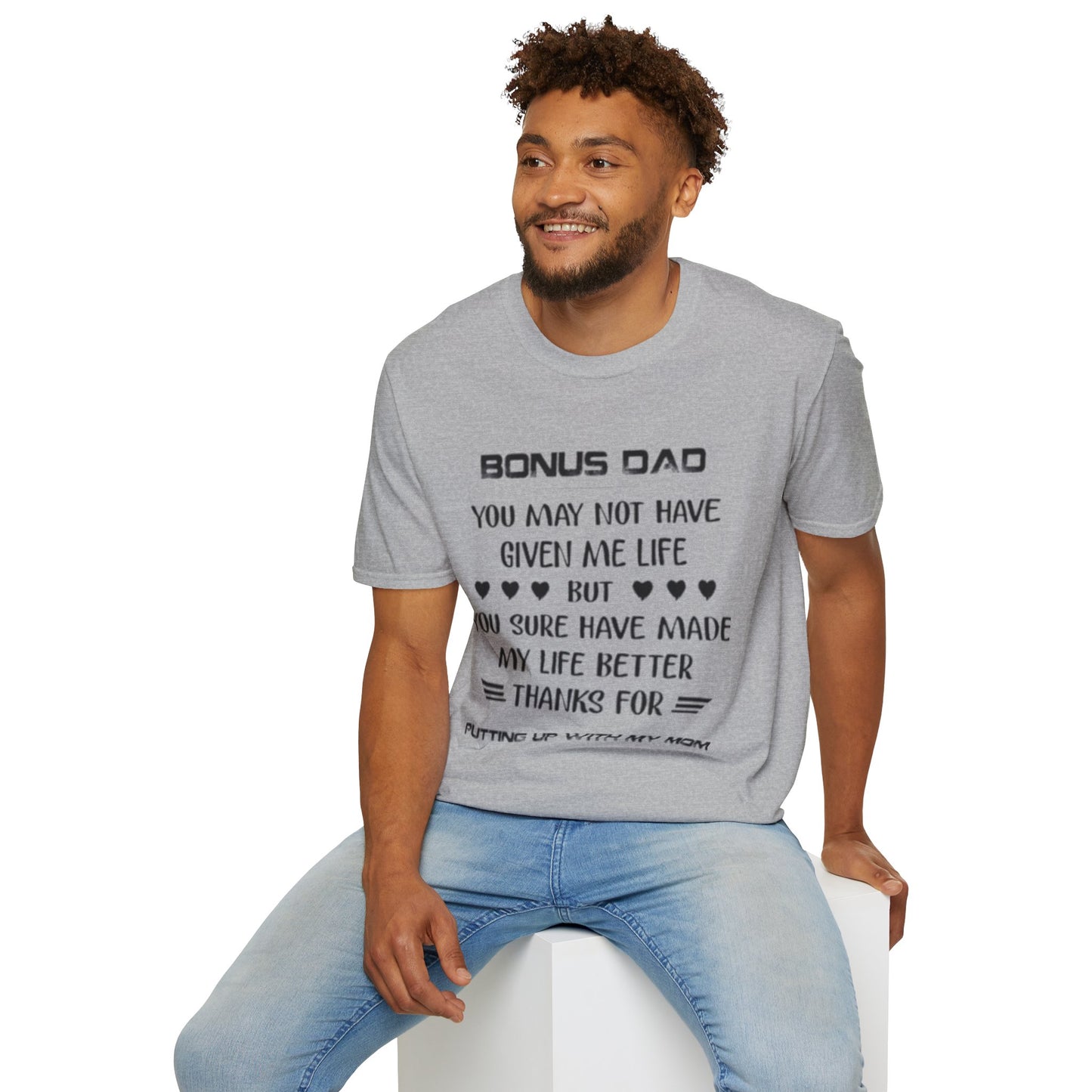 Bonus Dad Appreciation T-Shirt - Heartfelt Gift for Father's Day