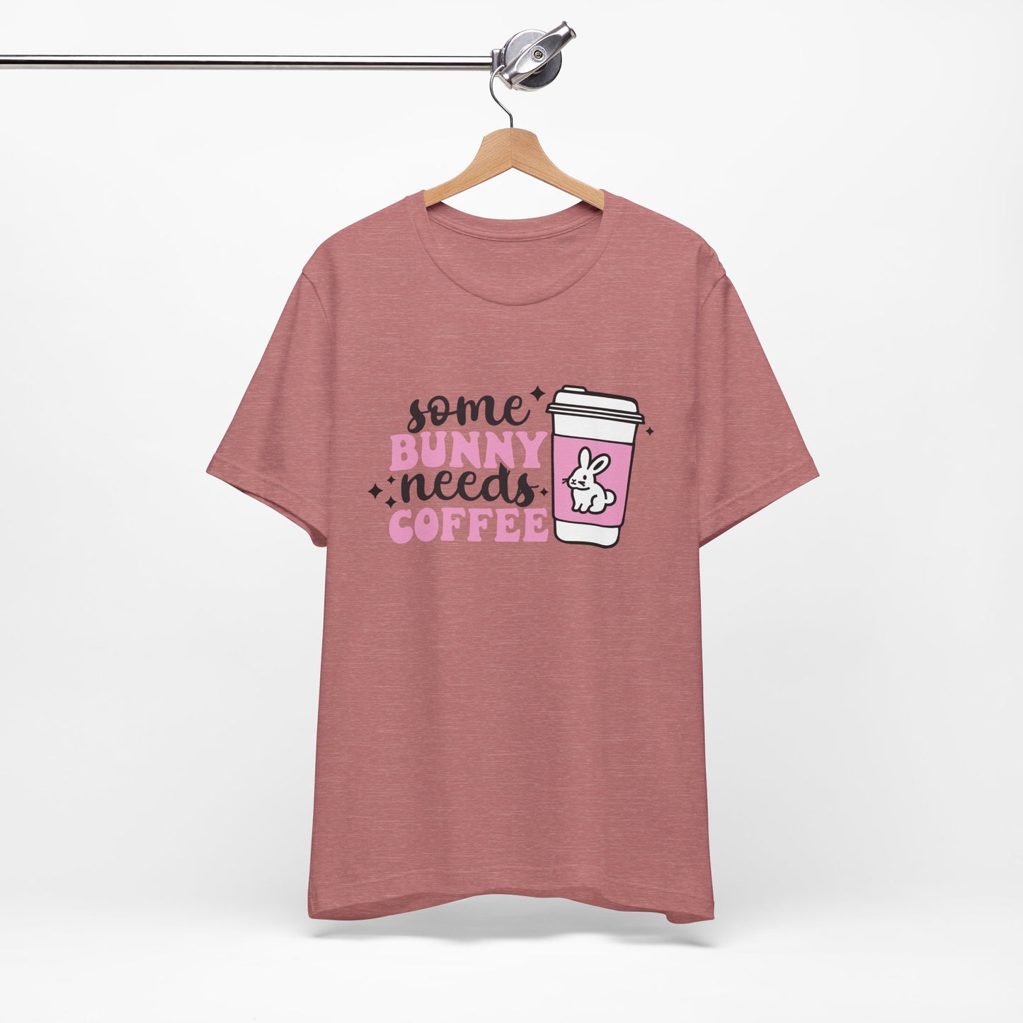 Funny Bunny Coffee Unisex Tee - Perfect Spring Gift