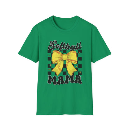Softball Mama T-Shirt - Sporty Gift for Softball Moms