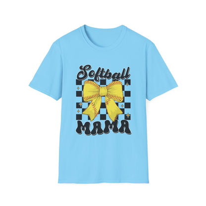 Softball Mama T-Shirt - Sporty Gift for Softball Moms