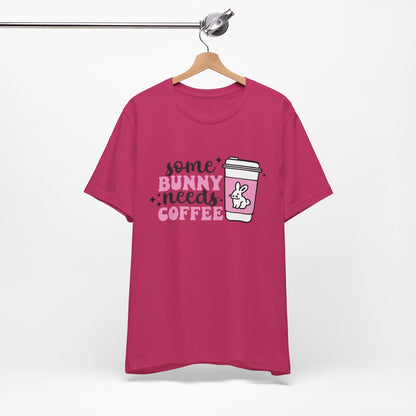 Funny Bunny Coffee Unisex Tee - Perfect Spring Gift