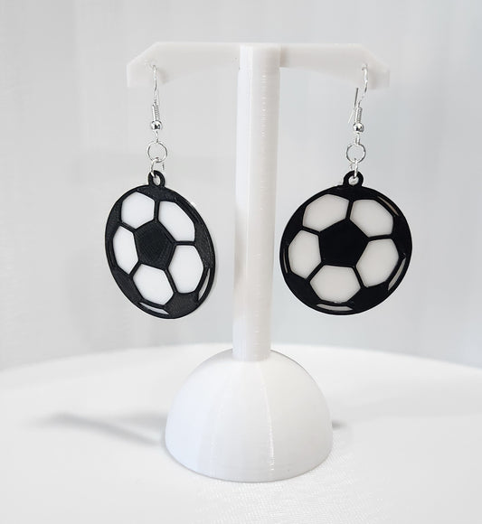 Soccer Ball Earrings