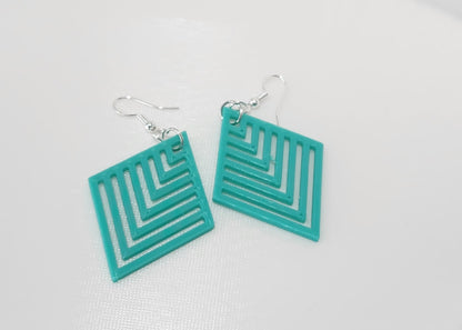 Square Dangle Earrings