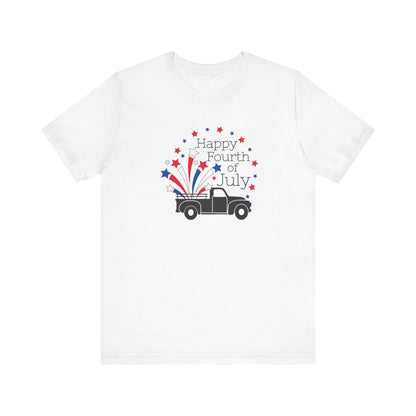 Happy Fourth of July Unisex Jersey Tee