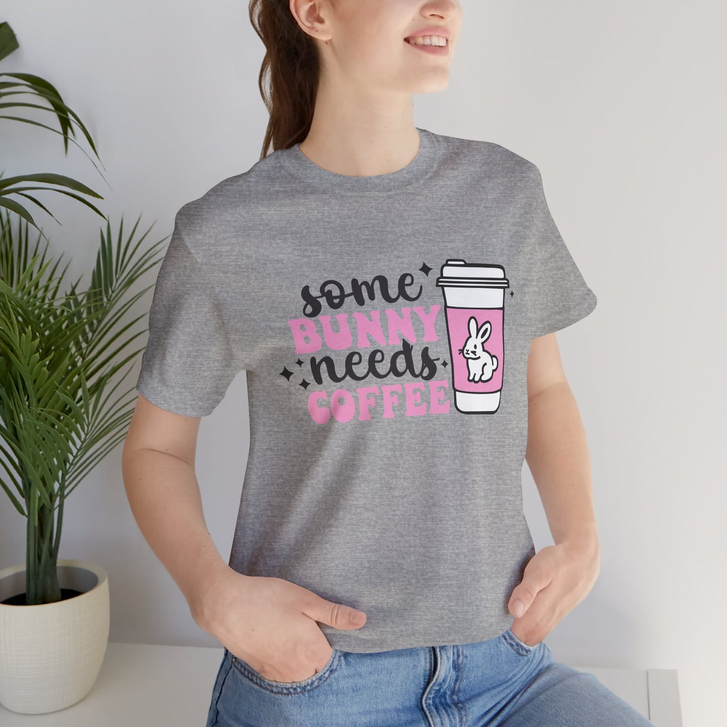 Funny Bunny Coffee Unisex Tee - Perfect Spring Gift