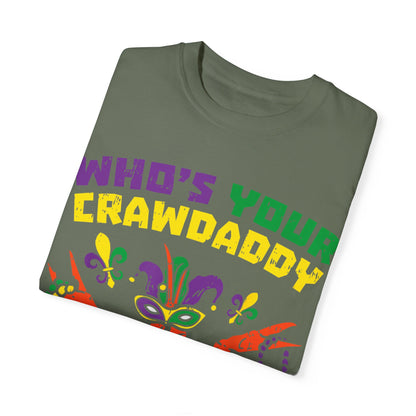 Mardi Gras Unisex T-Shirt - 'Who's Your Crawdaddy?' Design