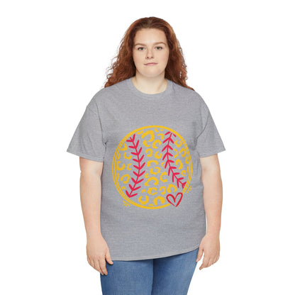 Leopard Softball T-Shirt