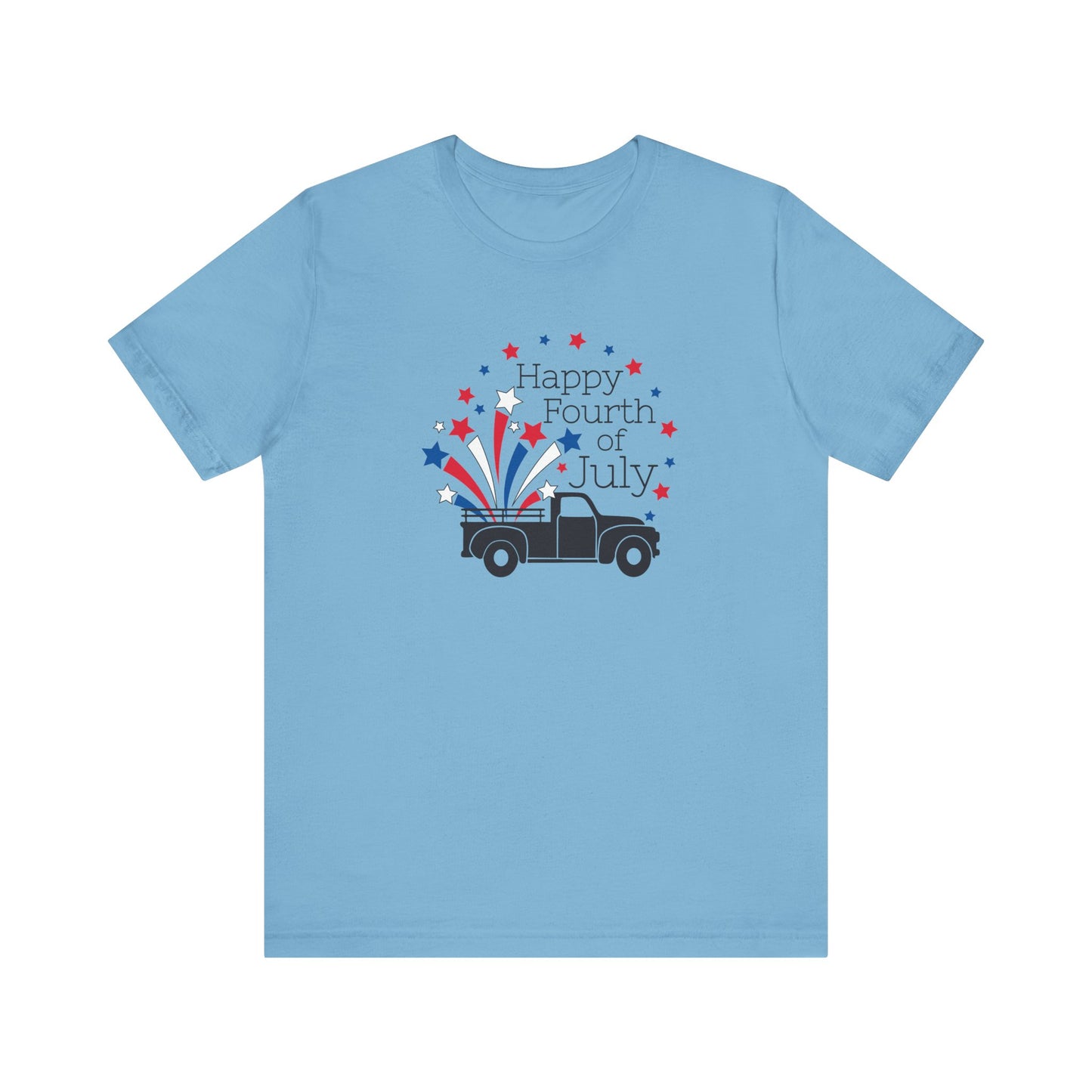 Happy Fourth of July Unisex Jersey Tee