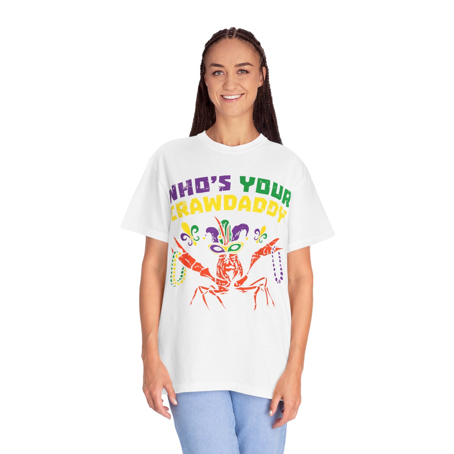 Mardi Gras Unisex T-Shirt - 'Who's Your Crawdaddy?' Design
