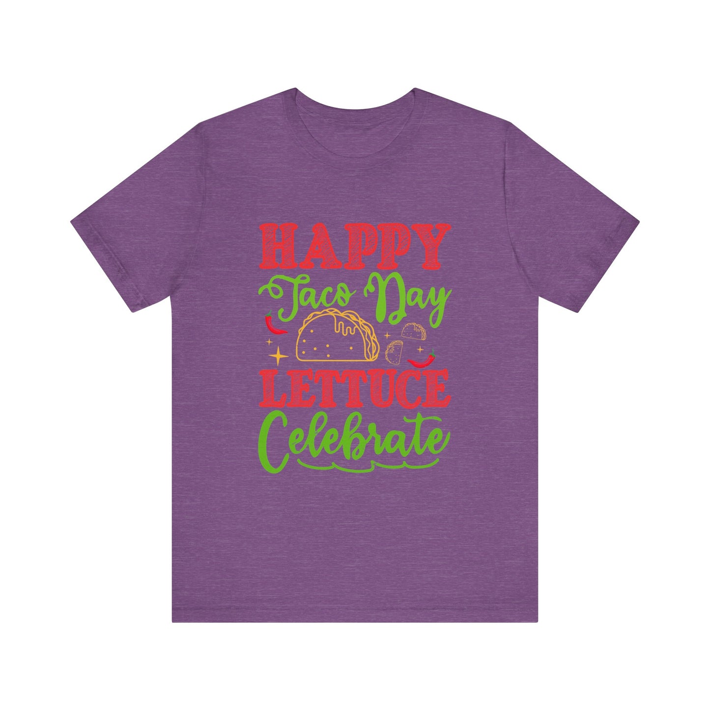 Happy Taco Day Unisex Jersey Tee – Celebrate with Lettuce!