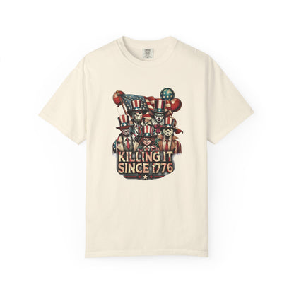 "Killing It"- Halloween, Patriotic Graphic Tee for Celebrating Independence Day, Unisex Casual Shirt, Vintage Style T-shirt, 4th of July Outfit, Gift for [...]