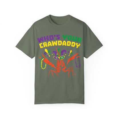 Mardi Gras Unisex T-Shirt - 'Who's Your Crawdaddy?' Design