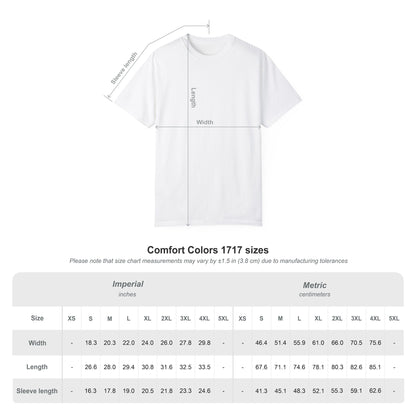 "You Can't Sit With Us"- Unisex Garment-Dyed T-shirt - Spooky Theme, Cozy Vibes, Perfect for Halloween, Movie Nights, Gifts, Casual Wear