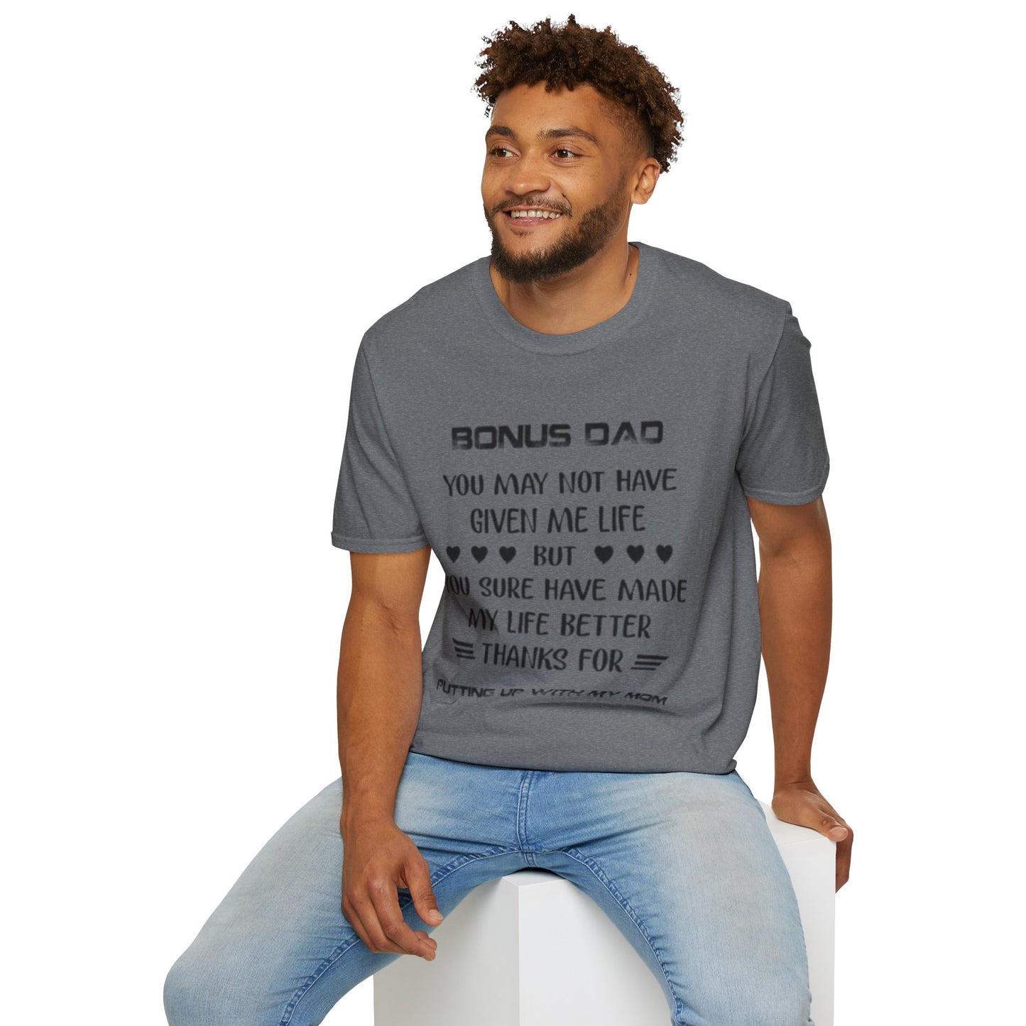 Bonus Dad Appreciation T-Shirt - Heartfelt Gift for Father's Day