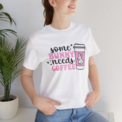 Funny Bunny Coffee Unisex Tee - Perfect Spring Gift