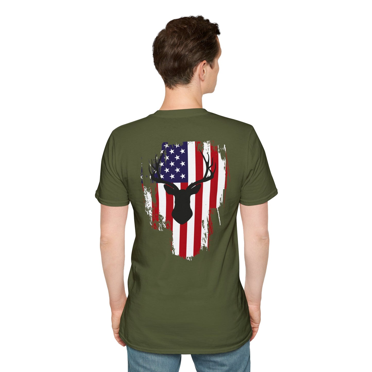 American Flag/ Deer Hunting T-Shirt